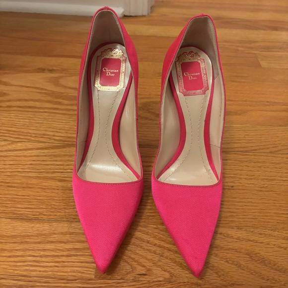 Dior Shoes - Christian Dior Pink Heels